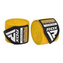 RDX Sports WX 4.5m Boxing and MMA Hand Wraps (Yellow)